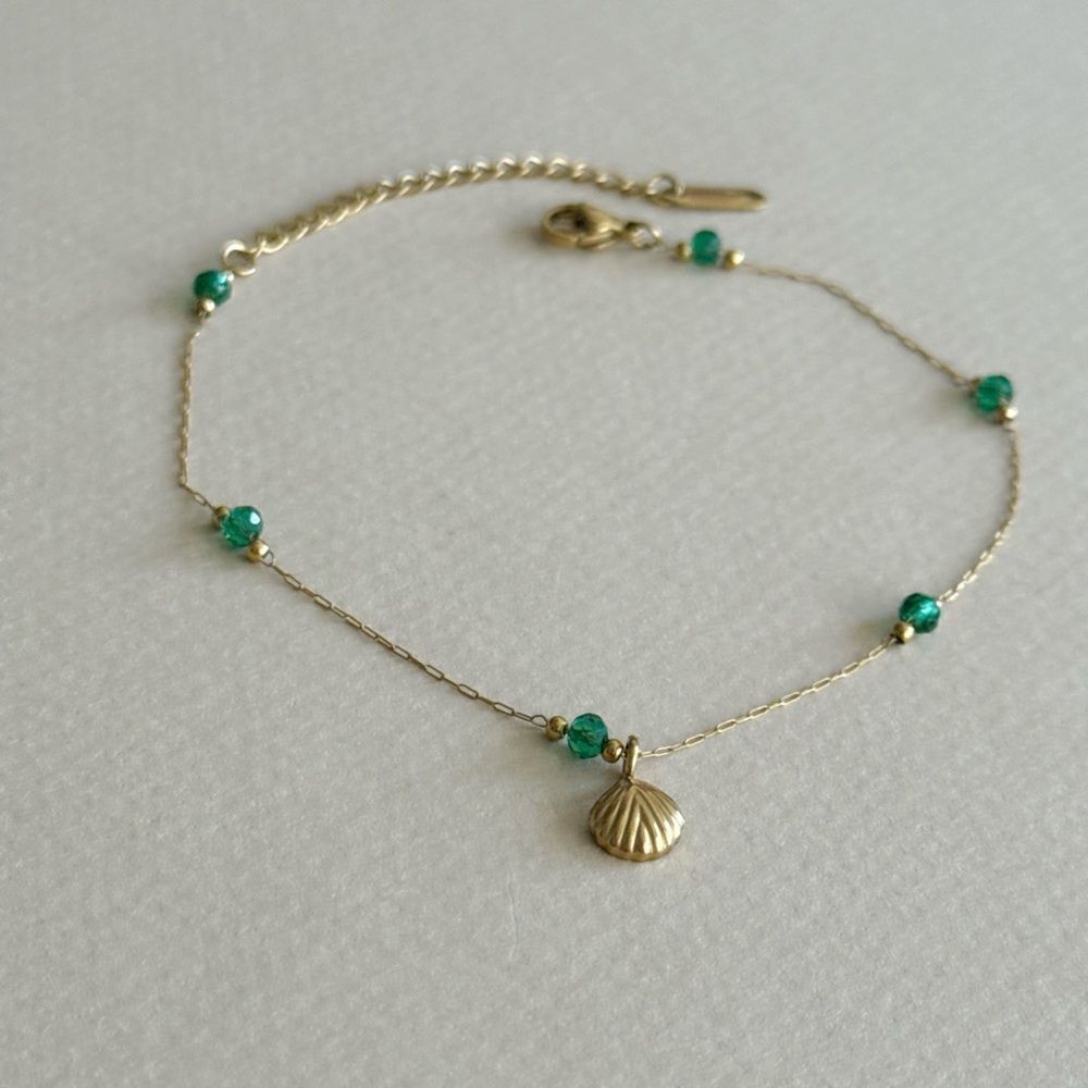 Shell Beaded Anklet #2263 - Picture 5 of 7